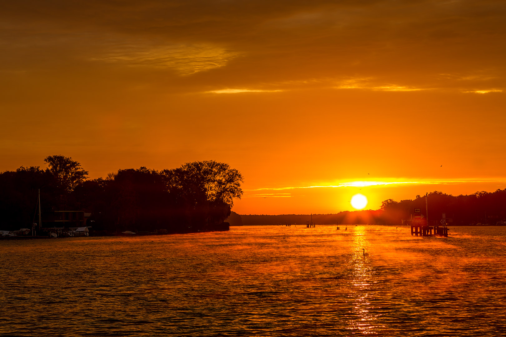 Sonnenaufgang über der Dahme